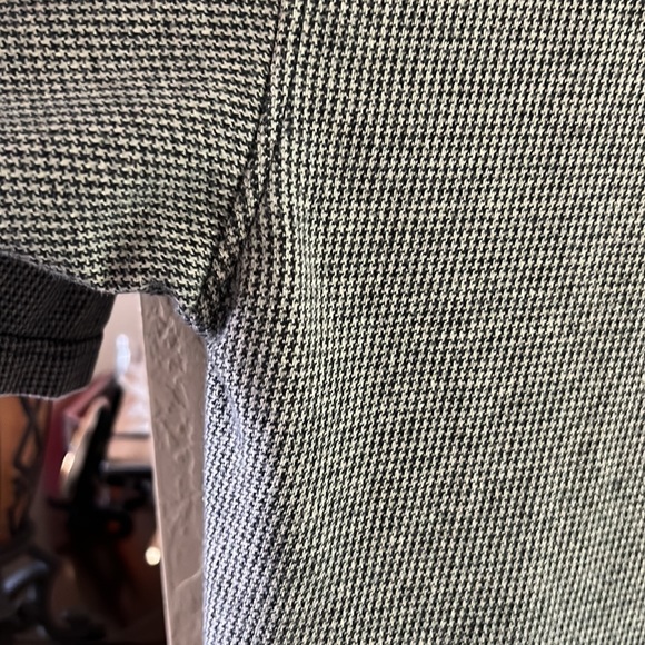 Haggar Clothibg Company Men’s checkered polo black ribbed collar shirt sleeve L - Picture 9 of 16